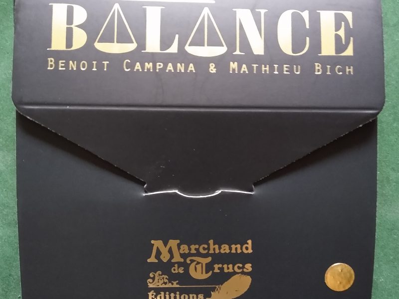 Balance de Benoit Campana et Matthieu Bitch