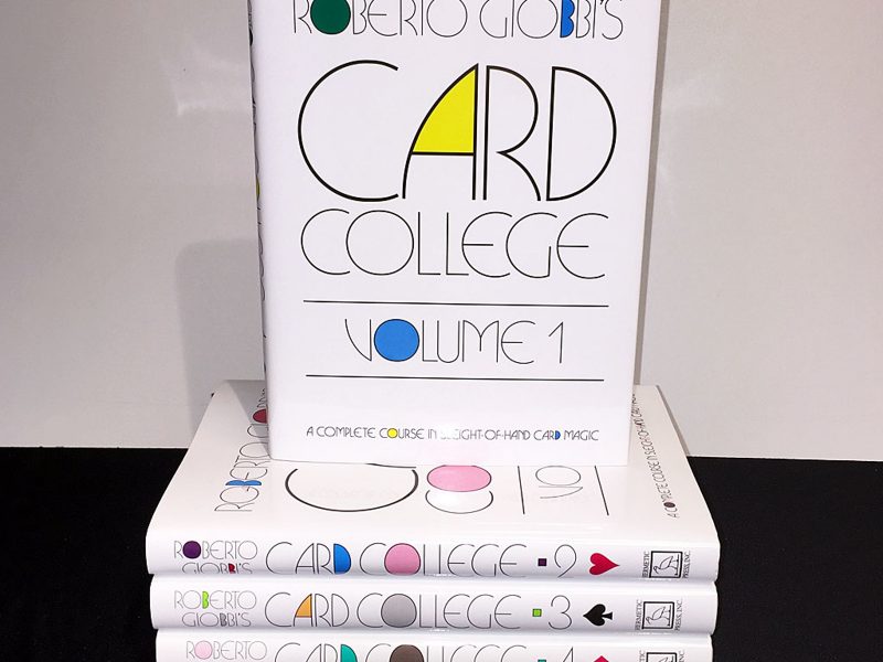 Card College de Roberto Giobbi Volumes 1 à 5 ETAT NEUF.