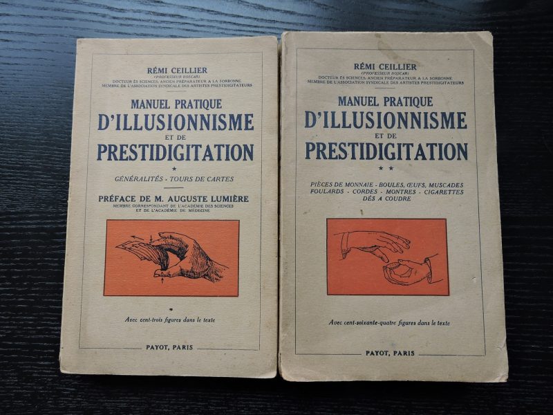 PAYOT Manuel pratique d’illusionnisme et de prestidigitation Rémi Ceillier (Professeur Boscar) Edition 1948