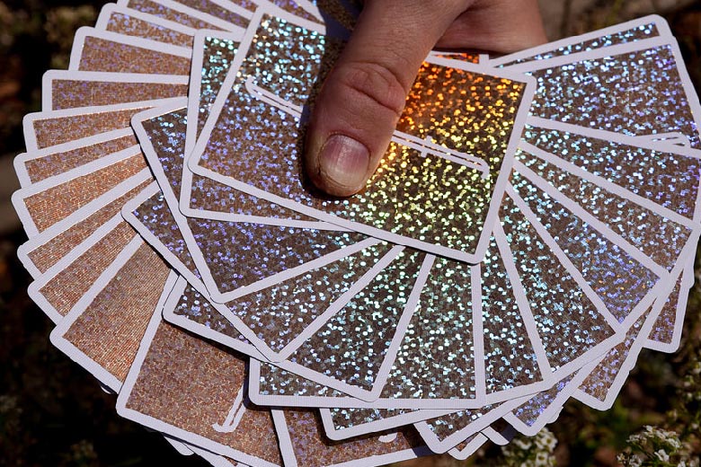 Bundle Fontaine Playing Cards - HOLOS Rainbow & Black