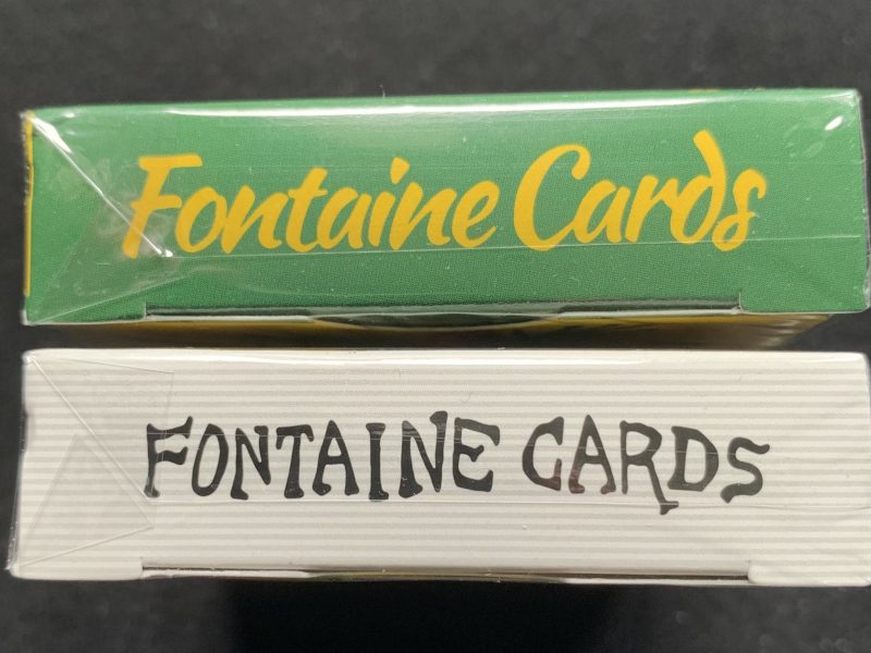Jeux de cartes Fontaine 5000s playing cards SPF & Insect neufs
