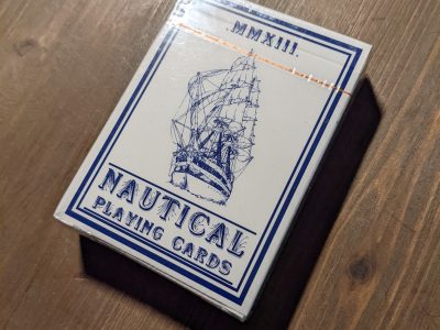 Nautical Playing Cards (Blue) By House Of Playing Cards