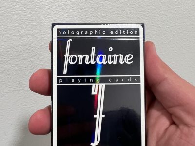 Fontaine Playing Cards - Black Holo