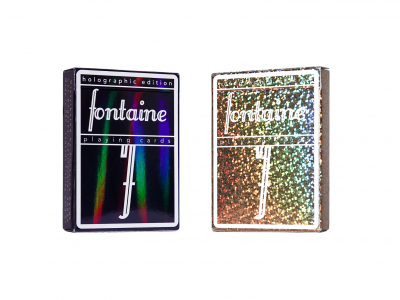 Bundle Fontaine Playing Cards - HOLOS Rainbow & Black